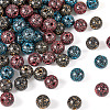 90Pcs 3Colors Opaque Acrylic Beads OACR-TA0002-57-3