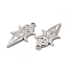 Non-Tarnish 304 Stainless Steel Pendants STAS-A070-33P-2