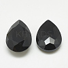 Pointed Back Glass Rhinestone Cabochons RGLA-T081-7x10mm-02-2