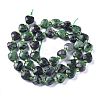 Natural Rudy in Zoisite Beads Strands G-E560-T01-2