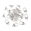 50Sets Ring Tibetan Style Alloy Toggle Clasps FIND-YW0009-76-5