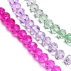 Transparent Painted Glass Beads Strands DGLA-A034-T3mm-A06-4