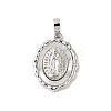 Brass Pave Natural White Shell Pendants KK-S522-07A-P-1