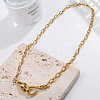 304 Stainless Steel Pave Green Cubic Zirconia Snake Pendant Necklaces for Women WGE46FD-01-1