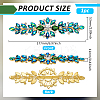1Pc Flower Alloy Rhinestone Ornament Accessories DIY-FG0008-03B-2