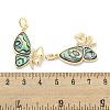 Brass Micro Pave Clear Cubic Zirconia Pendants KK-L211-019G-02-3