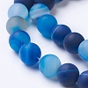 Natural Grade A Striped Agate/Banded Agate Beads Strands G-E478-05-8mm-3