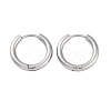Tarnish Resistant 202 Stainless Steel Huggie Hoop Earrings EJEW-O087-06F-P-01-1