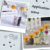 24Pcs 2 Colors Clear Glass Bottles Bead Containers CON-SC0001-13C-01-5