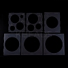 11 Holes Collapsible Plastic Balloon Sizer Box LS-TOOL-WH0119-25-1