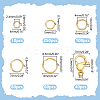 530Pcs 5 Styles 304 Stainless Steel Open Jump Rings and 10Pcs Lobster Claw Clasps STAS-WR0001-30A-2