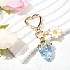 Acrylic Strawberry Pendant Decoration HJEW-SW00120-02-7