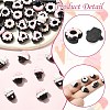 90Pcs 9 Styles Resin Cabochons RESI-CJ0004-26-3