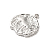 304 Stainless Steel Pendants STAS-B074-08P-12-2
