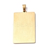 201 Stainless Steel Pendant STAS-B033-01G-17-2