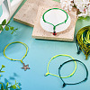 50Pcs 5 Colors Nylon Cord Bracelet Making BJEW-TA00671-7