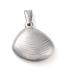 Non-Tarnish 304 Stainless Steel Pendants STAS-R229-20P-1
