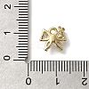 Rack Plating Brass Micro Pave Cubic Zirconia Charms KK-M014-02C-G-3