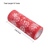 Snowflake Deco Mesh Ribbons OCOR-P010-G08-3