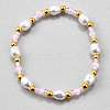 Plastic Pearl Beaded Stretch Bracelets for Women BJEW-WH0016-69D-1