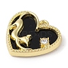 Alloy with Rhinestone Pendants LS-ALRI-U001-03A-G-2