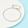 Brass European Style Bracelets for Jewelry Making X-KK-R031-06-2