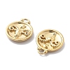 PVD Vacuum Plating 304 Stainless Steel Rhinestone Pendants STAS-R130-01G-02-2