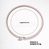 Simple Hip-hop Rock Style Silicone Choker Necklaces with Magnetic Clasp EI0010-3-1
