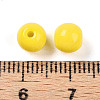 Opaque Solid Color Glass Beads GLAA-N007-6mm-A06-3
