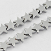 Non-magnetic Synthetic Hematite Beads Strands G-Q887-6x6mm-7-2