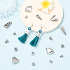 100Pcs 10 Styles Tibetan Styles Alloy Bead Cone & Caps FIND-SP0020-73C-5