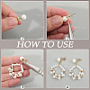 304 Stainless Steel Stud Earring Findings EJEW-SP0001-17A-4