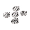 Non-Tarnish 201 Stainless Steel Sacred Geometry Pendants STAS-S105-JN899-1-3