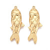 304 Stainless Steel Fish Pendants STAS-T069-15G-1