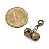 Brass Bell Pendant Decorations HJEW-JM02457-3