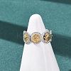 304 Stainless Steel Cuff Open Rings LS-RJEW-H266-04C-GP-1