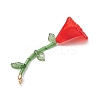 Flower Acrylic Big Pendants PALLOY-TA00239-5