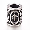 304 Stainless Steel European Beads X-OPDL-G010-07AS-06B-1
