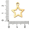 304 Stainless Steel Pendants STAS-M117-01C-G-2