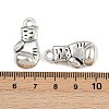 Tibetan Style Alloy Pendants TIBE-B003-23AS-01-4
