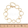 304 Stainless Steel Link Chain Bracelets for Women BJEW-P373-03C-G-4