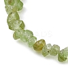 Natural Peridot Anklets AJEW-AN00592-09-3