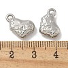 Anti-Tarnish 304 Stainless Steel Charms STAS-Q334-03P-3
