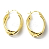 Rack Plating Brass Hoop Earrings EJEW-D055-20G-1