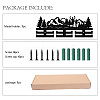 Fashion Wood Medal Hanger Holder ODIS-WH0041-160-4