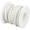 10M Flat Braided Imitation Leather Cords LC-CL0001-04D-6