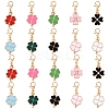 40Pcs 10 40Pcs 10 Style Alloy Enamel Pendant Decorations HJEW-YW00187-2