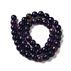 Dyed & Heated Natural Banded Agate Beads Strands G-P539-F01-01-3