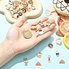 48Pcs 12 Styles Eco-Friendly Zinc Alloy Pendants ENAM-YW0009-91-3