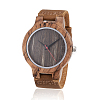 Zebrano Wood Wristwatches WACH-H036-04-2